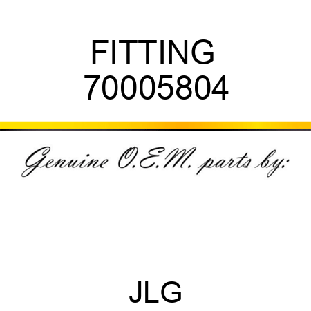 FITTING  70005804