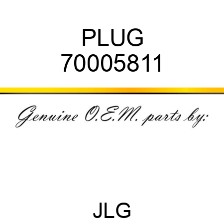 PLUG 70005811