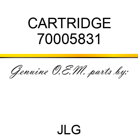 CARTRIDGE 70005831