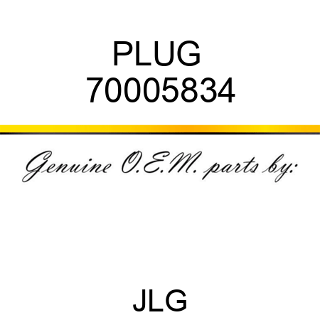 PLUG  70005834