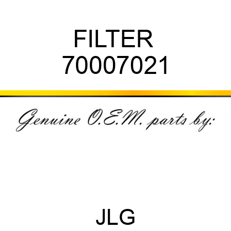 FILTER  70007021