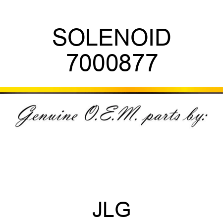 SOLENOID 7000877