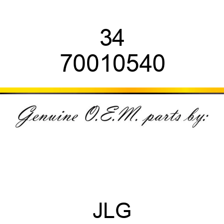 34 70010540