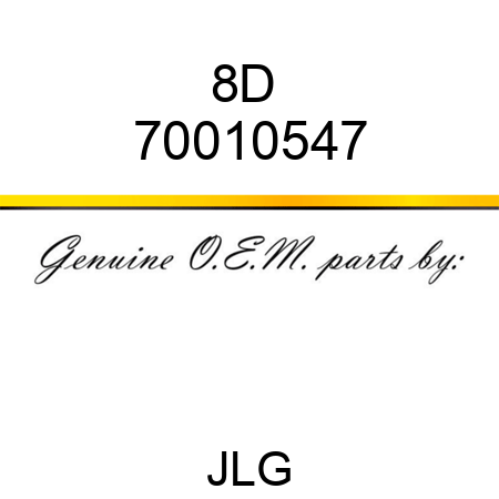 8D  70010547