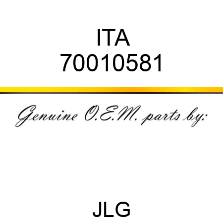 ITA 70010581