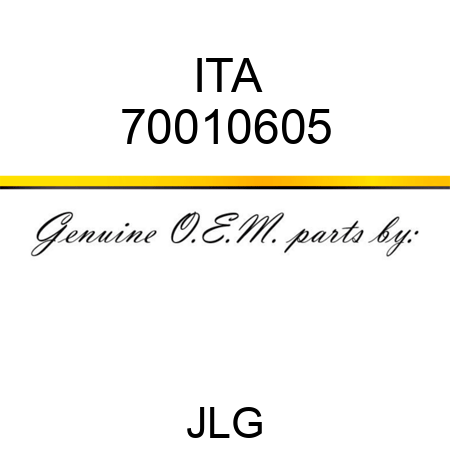 ITA 70010605