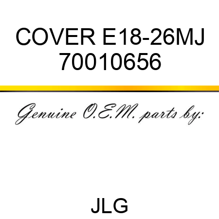 COVER E18-26MJ 70010656