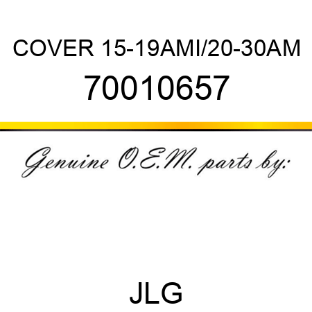 COVER 15-19AMI/20-30AM 70010657