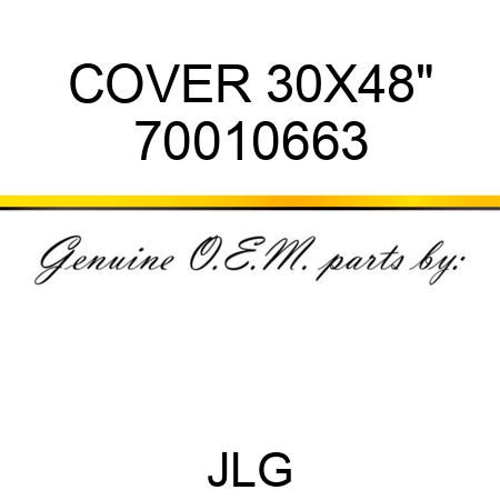 COVER 30X48