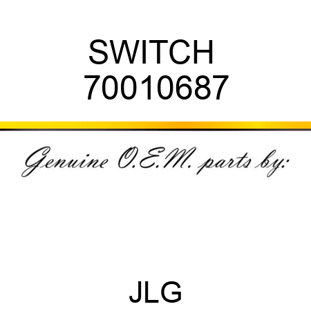 SWITCH  70010687