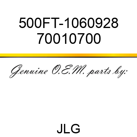 500FT-1060928 70010700