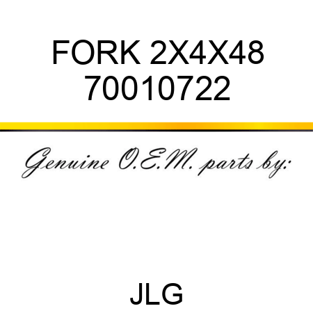 FORK 2X4X48 70010722