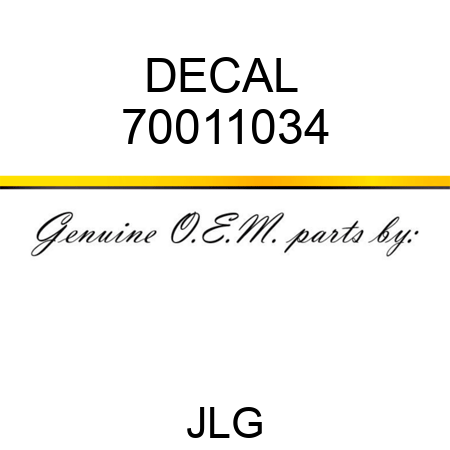 DECAL  70011034