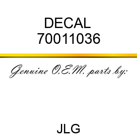 DECAL  70011036