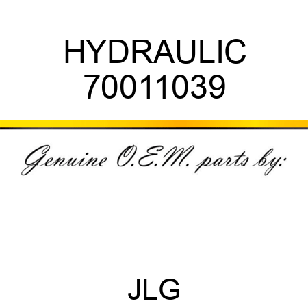 HYDRAULIC 70011039