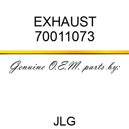 EXHAUST 70011073