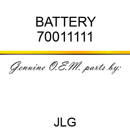 BATTERY 70011111