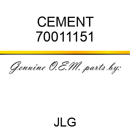 CEMENT 70011151