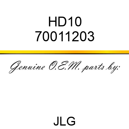HD10 70011203