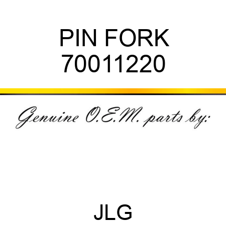PIN FORK 70011220