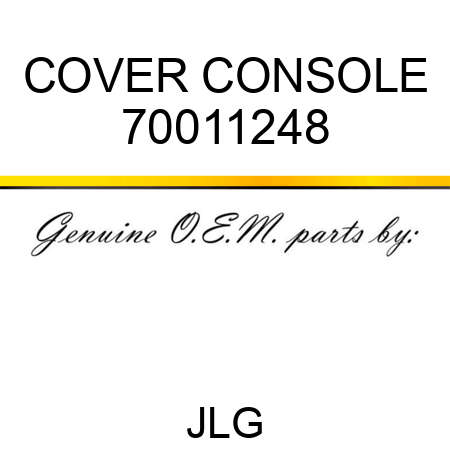 COVER CONSOLE 70011248