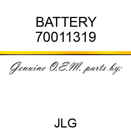 BATTERY 70011319