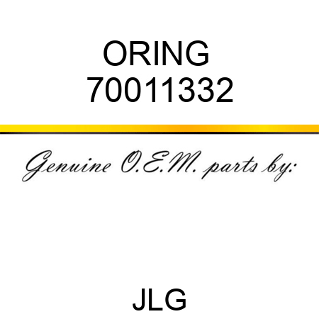 ORING  70011332