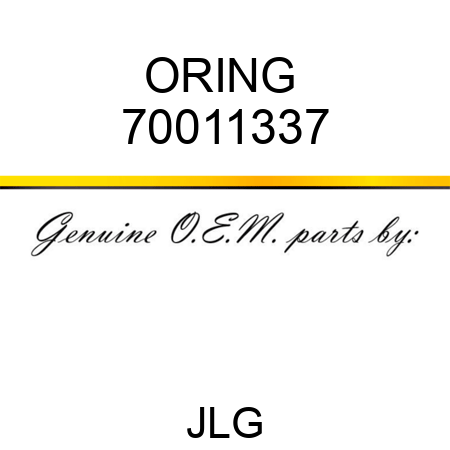 ORING  70011337