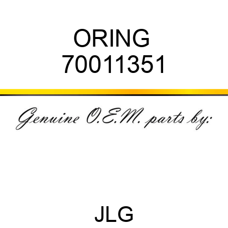 ORING  70011351