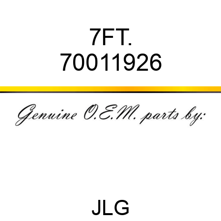 7FT. 70011926