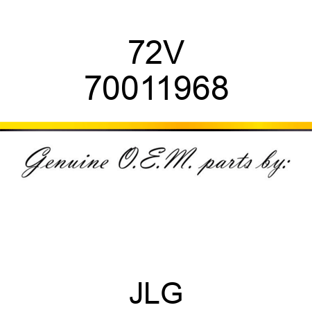 72V 70011968