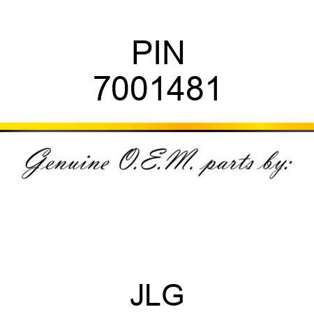 PIN 7001481