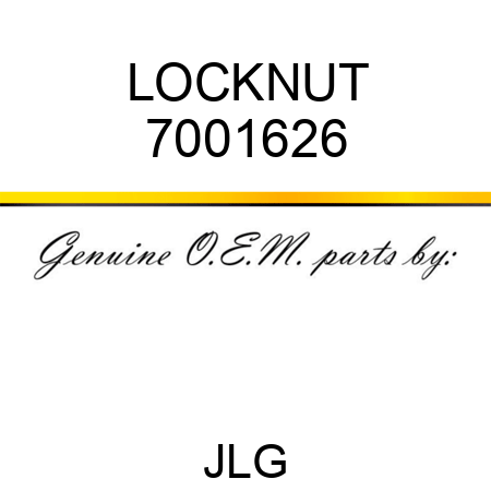 LOCKNUT 7001626