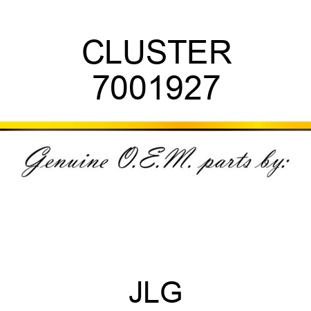 CLUSTER 7001927