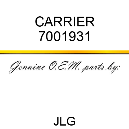 CARRIER 7001931