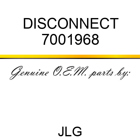 DISCONNECT 7001968