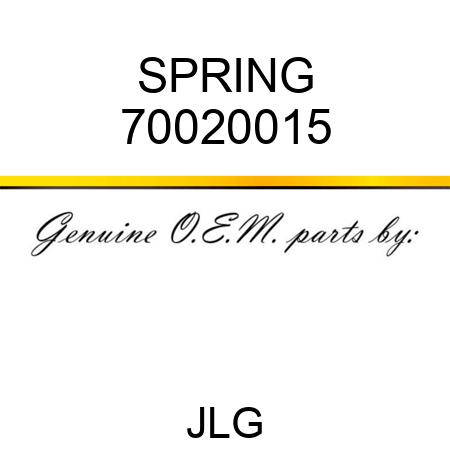 SPRING 70020015