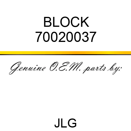 BLOCK 70020037