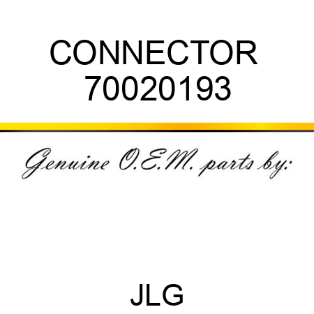 CONNECTOR  70020193