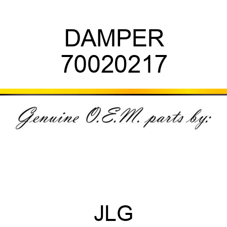 DAMPER 70020217