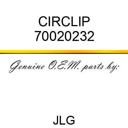 CIRCLIP 70020232