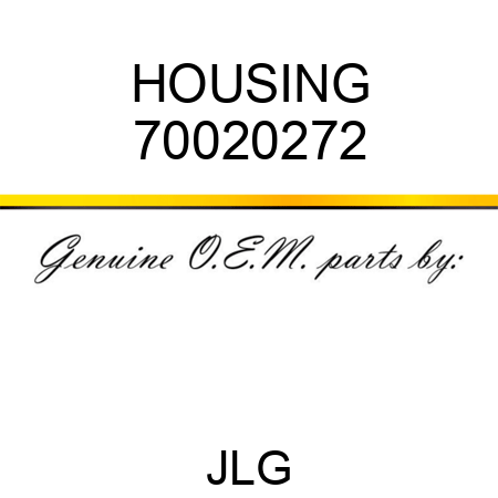 HOUSING 70020272