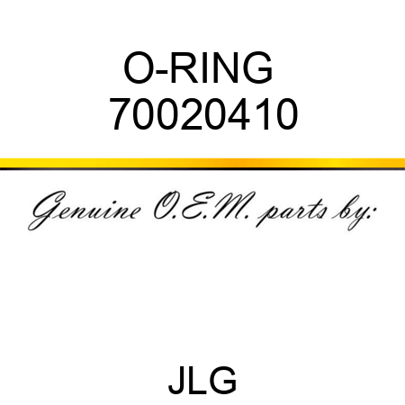 O-RING  70020410