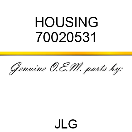 HOUSING 70020531