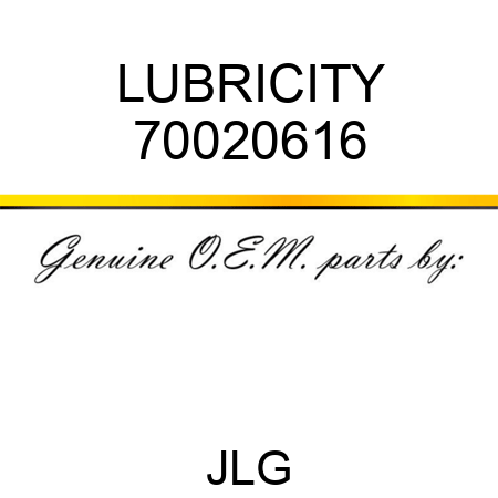 LUBRICITY 70020616