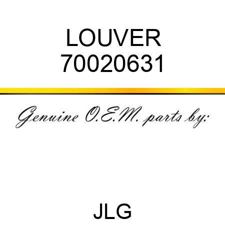 LOUVER 70020631