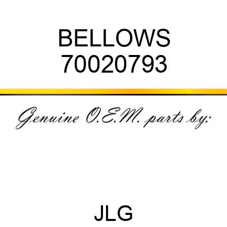 BELLOWS 70020793