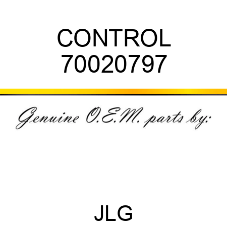 CONTROL 70020797