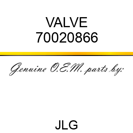 VALVE 70020866