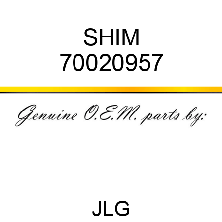 SHIM 70020957